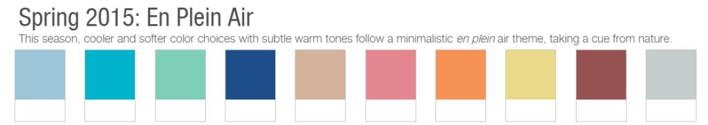 PANTONE Colours Spring 2015