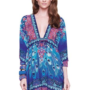 Gottex Exotic Peacock Beach Dress