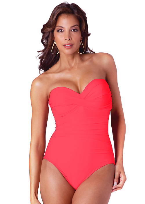 Miraclesuit Must Haves Barcelona Coral Swimsuit