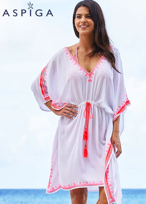 Aspiga Festival Embroidered Kaftan