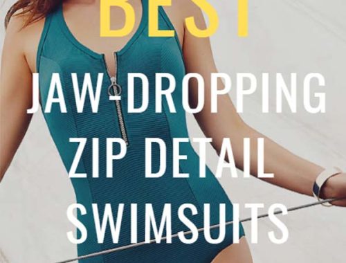 Best zip detail swimsuits pin