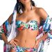 Roidal floral bandeau bikini in ss19 Roidal collection
