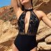 Gottex Couture Black One-Piece Swimsuit