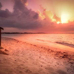 Sunset in Grace Bay, Turks and Caicos Islands