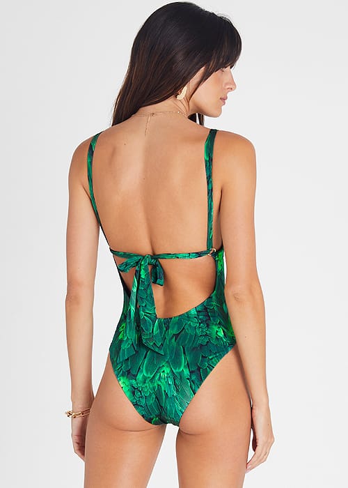 Aqua Blu Hummingbird Maddison Swimsuit SideZoom 3