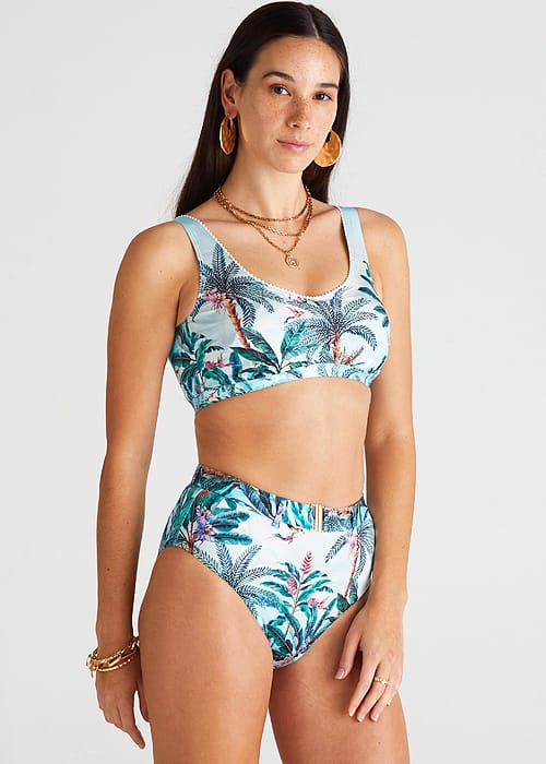 Aqua Blu Muse Lucy Round Neck Bikini SideZoom 3