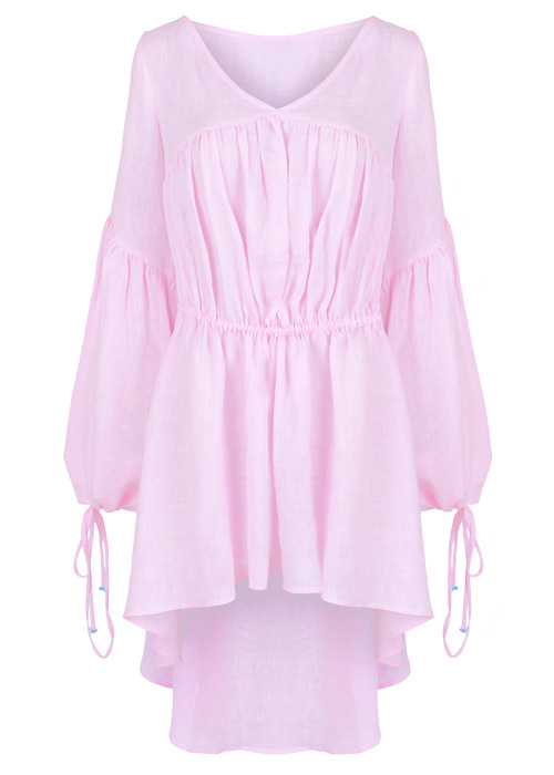 A Mere Co Resort Rose Blush Flow Mini Sun Dress image
