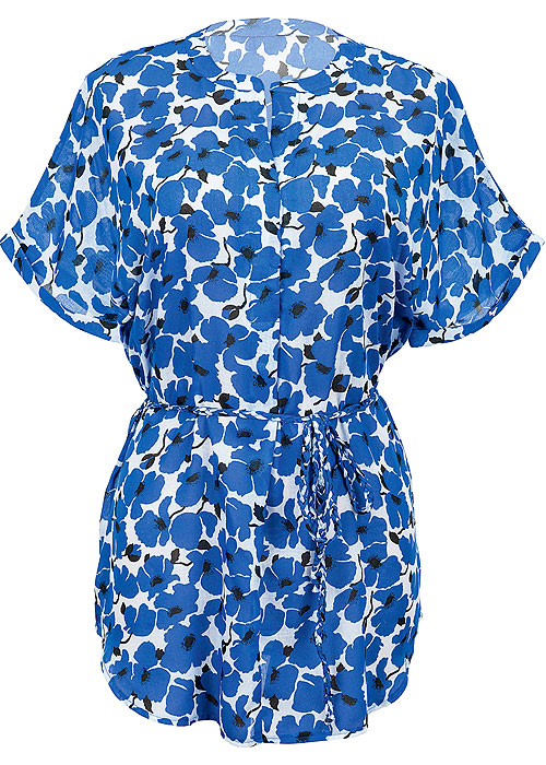 Anita Rosa Faia Blue Lagoon Bajo Kaftan image