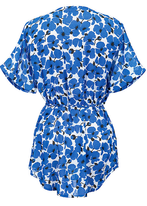 Anita Rosa Faia Blue Lagoon Bajo Kaftan SideZoom 3