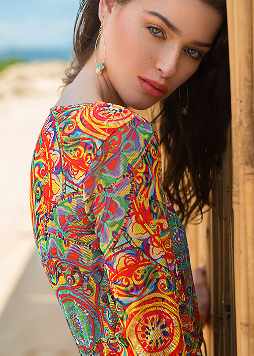 Bacirubati Buenos Aires Maxi Kaftan  image