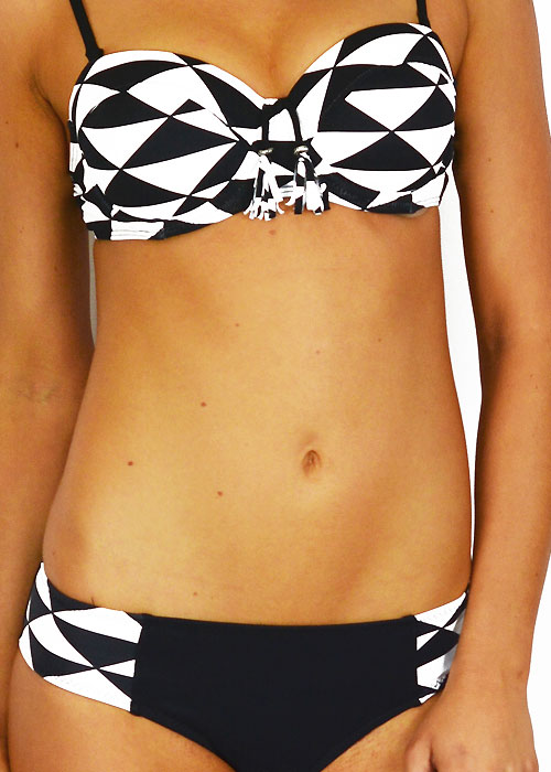 Baku Harlequin Retro Bandeau Bikini SideZoom 3