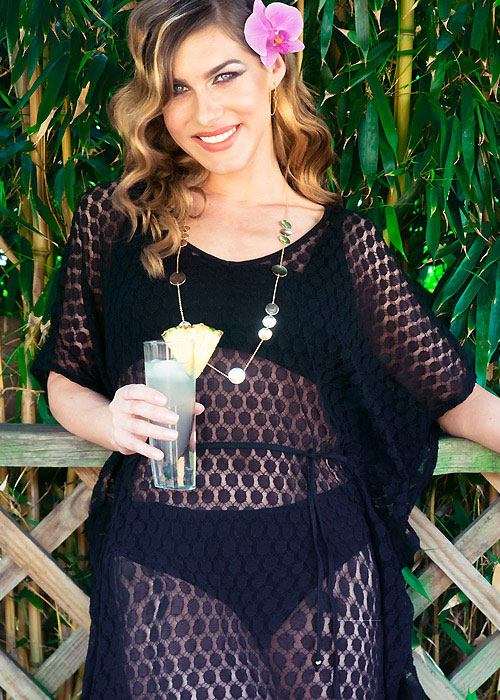 Clover Lewis La Victoire Lace Kaftan image