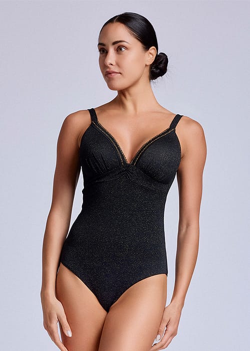 David Elsa V Neck Swimsuit SideZoom 2