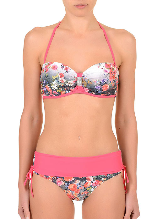 David Floral Bay Betta Bandeau Bikini SideZoom 2