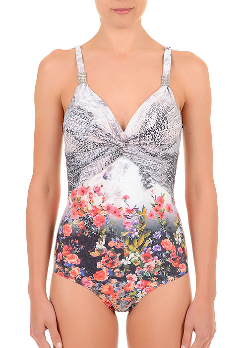 David Floral Bay Irma Non Wired Swimsuit SideZoom 3