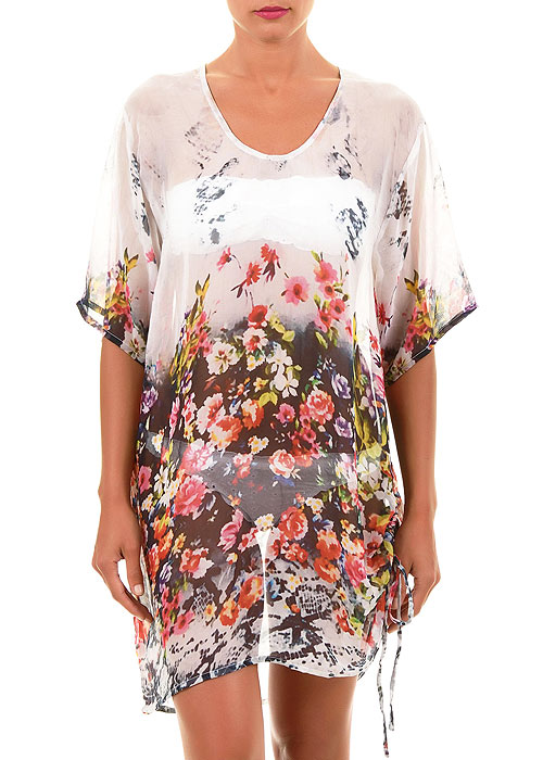 David Floral Bay Kaftan SideZoom 2