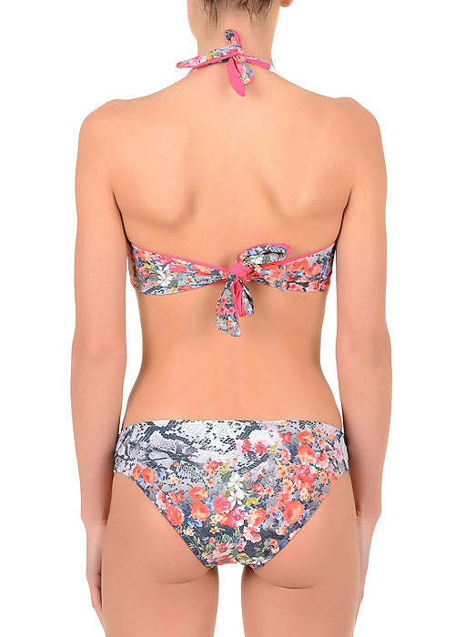David Floral Bay Tania Halter Neck Bikini SideZoom 3