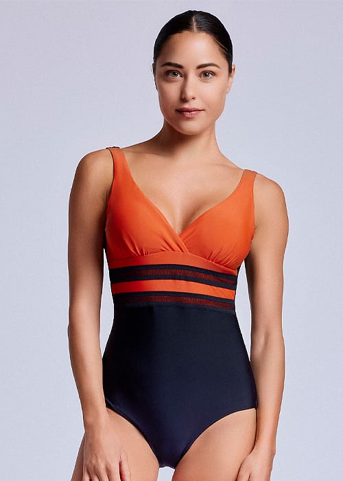 David Ilda V Neck Swimsuit SideZoom 2