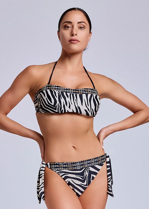 David Ribes Zebra Bandeau Bikini SideZoom 2