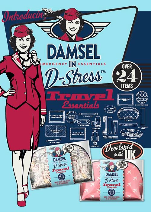 Danielle Creations Damsel In D-Stress Travel Essentials Bag SideZoom 3