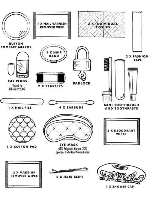 Danielle Creations Damsel In D-Stress Travel Essentials Bag image