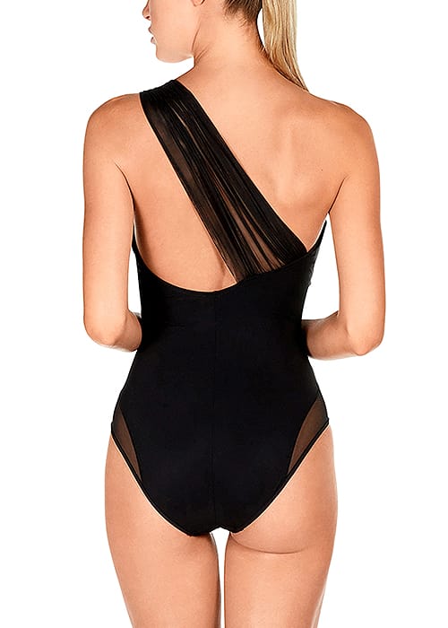 Dolores Cortes Class One Shoulder Swimsuit image
