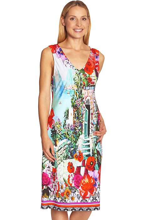 Feraud Landscape Sleeveless Sun Dress image