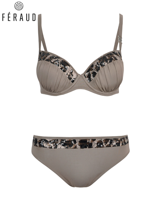 Feraud Leopard Sequined Underwired Bikini SideZoom 3