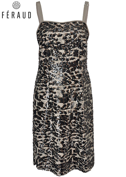 Feraud Leopard Sequined Sun Dress SideZoom 4