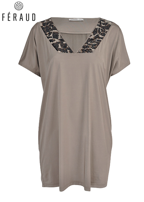 Feraud Leopard Sequined Tunic SideZoom 3