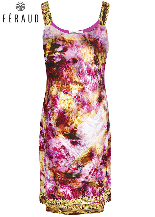 Feraud Snakeskin Sleeveless Sun Dress SideZoom 4