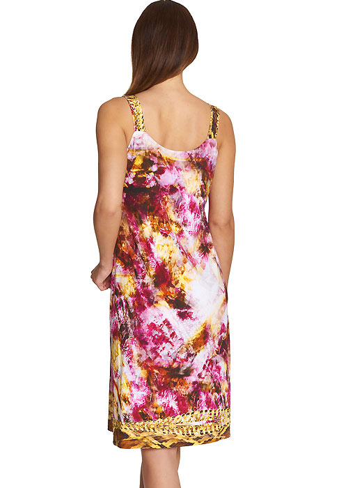 Feraud Snakeskin Sleeveless Sun Dress SideZoom 2