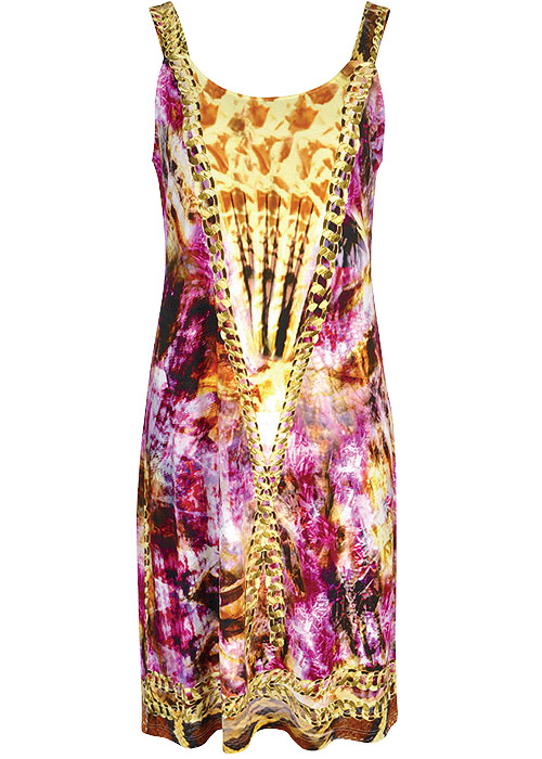 Feraud Snakeskin Sleeveless Sun Dress SideZoom 3