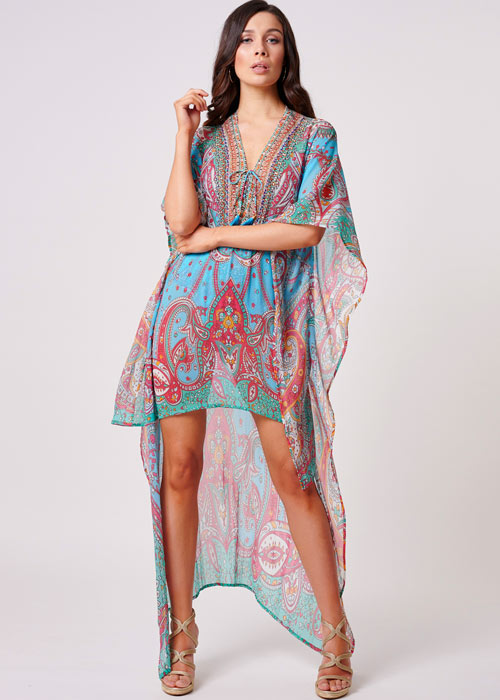 Forever Unique Paisley Bibi Kaftan image