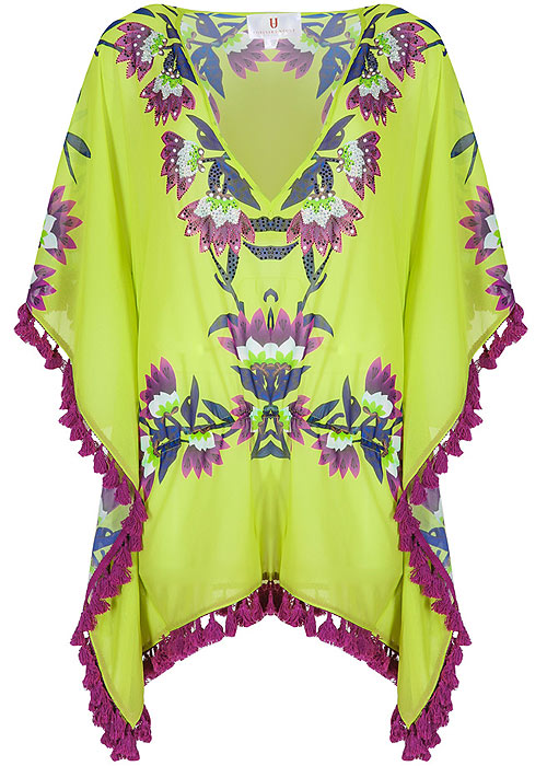 Forever Unique Psychotropical Aliza Kaftan SideZoom 3