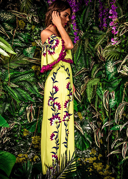 Forever Unique Psychotropical Oasis Sun Dress image