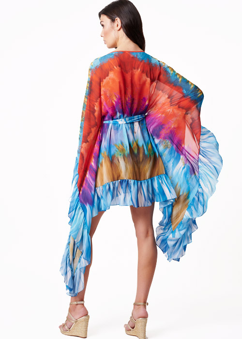 Forever Unique Tie Dye Tiki Kaftan SideZoom 2