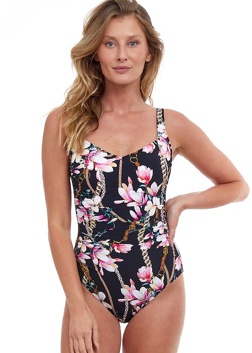 Gottex Amalfi Coast Shaped Square Neck Tank Swimsuit image