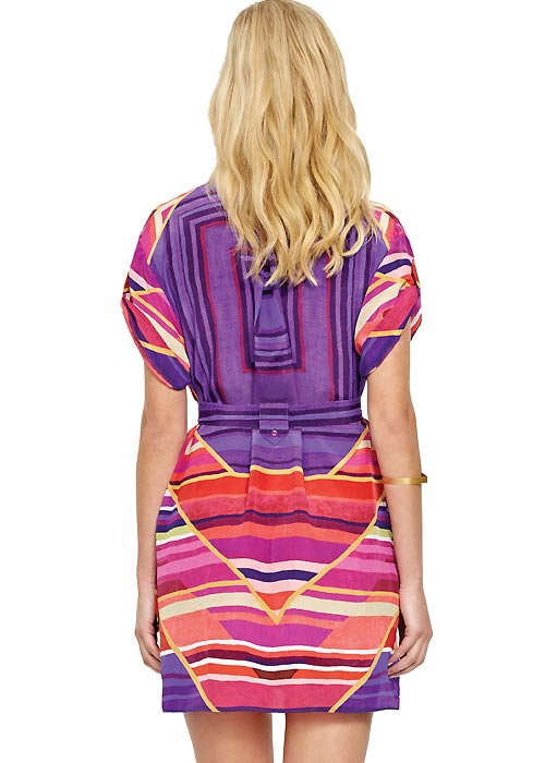 Gottex Art Deco Silk Blouse image