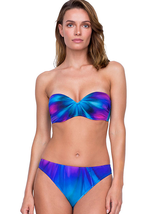 Gottex Belle Fleur Moulded Bandeau Bikini SideZoom 1
