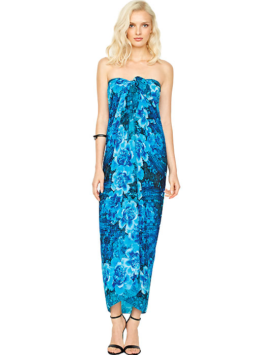 Gottex Contour Emerald Isle Silk Pareo image