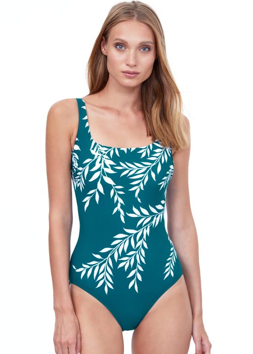 Gottex Cruise Portofino Square Neck Tank Swimsuit SideZoom 2