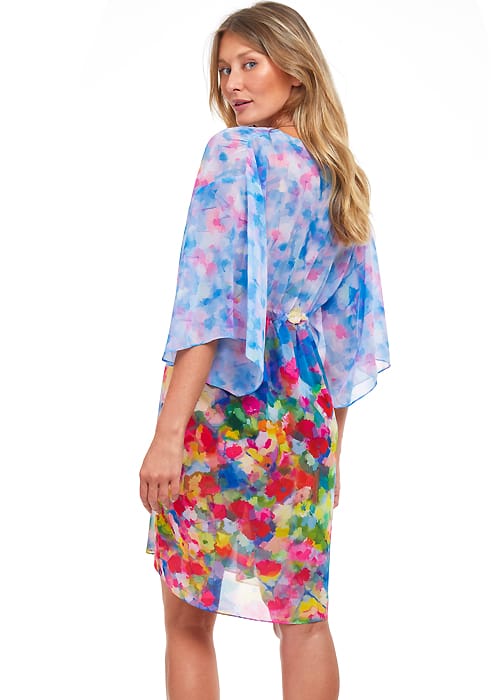 Gottex Essentials Jolie Bouquet V Neck Kaftan SideZoom 2