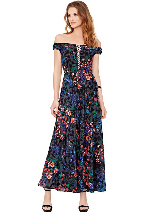 Gottex Gypsy Queen Long Silk Sun Dress SideZoom 3