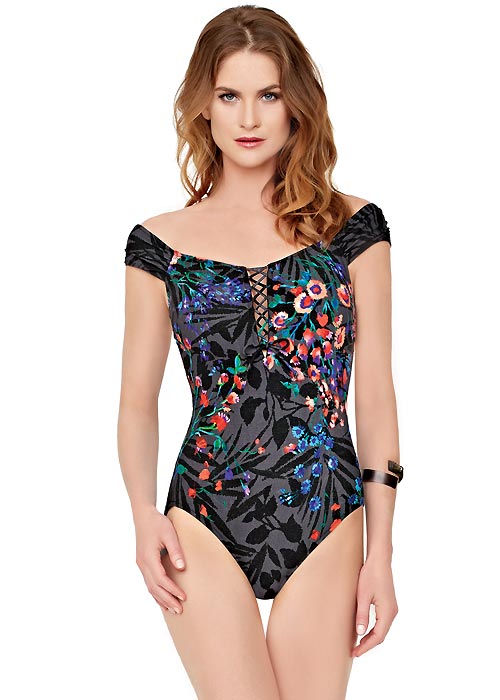 Gottex Gypsy Queen Off The Shoulder Swimsuit image
