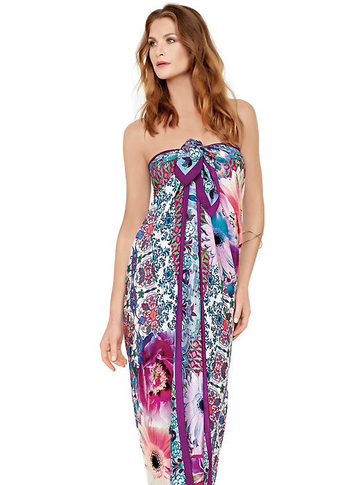 Gottex Le Jardin Silk Pareo image