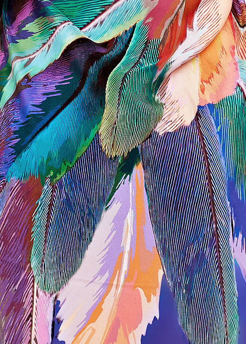 Gottex Macaw Contour Square Neck Swimsuit image
