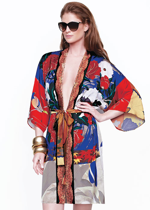 Gottex Mandarin Open Kimono