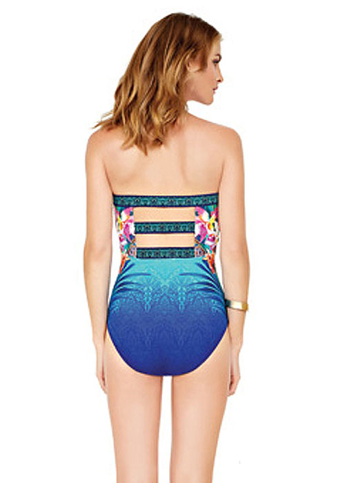 Gottex Oahu Bandeau Swimsuit SideZoom 2