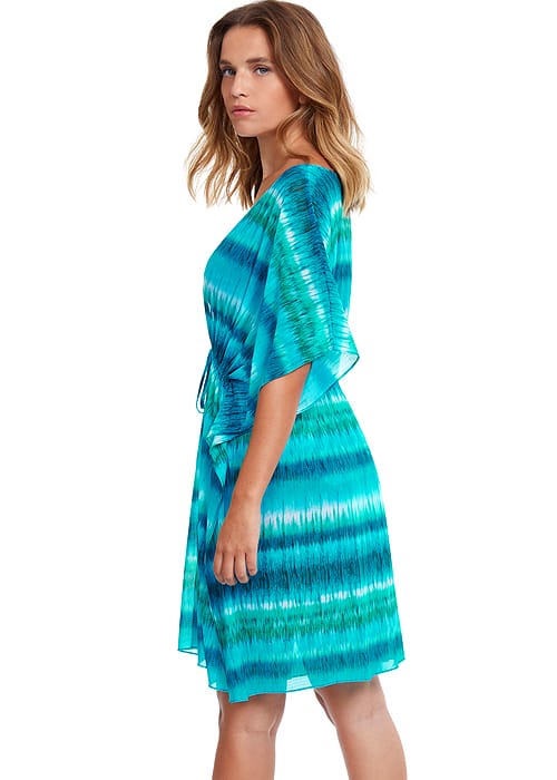 Gottex Profile Aqua Fresco V Neck Mesh Tunic image